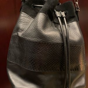 PROENZA SCHOULER mixed material drawstring bag